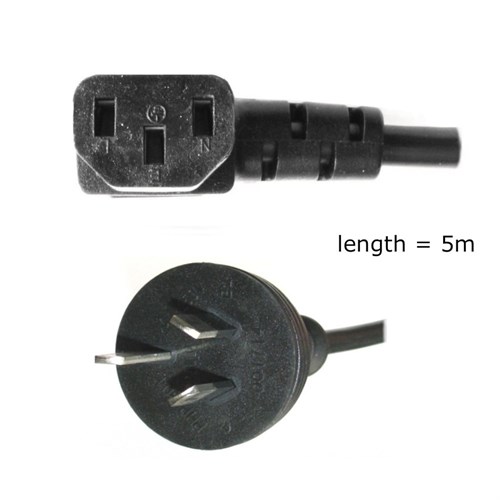 Elinchrom Power Cord C13 angled 5 meter AU (Australia)