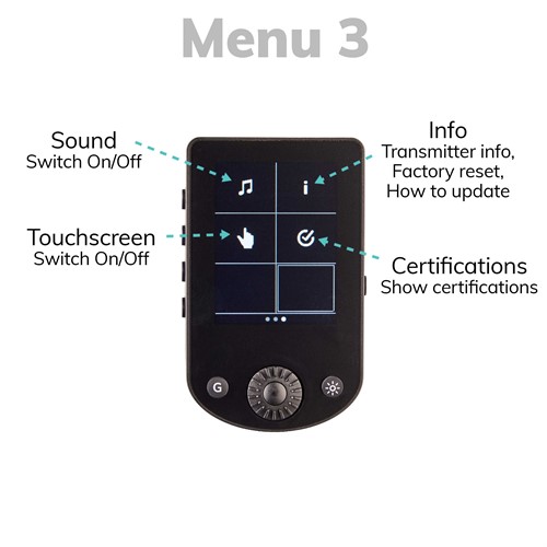 Setup Menu 3