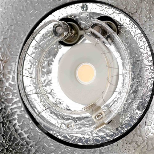 Flashtube and LED modelling lamp