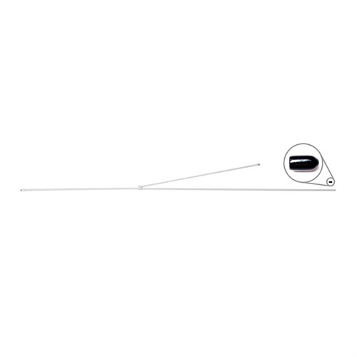 Rod 1100Mm White With 412Mm Stretchers + End Part Black