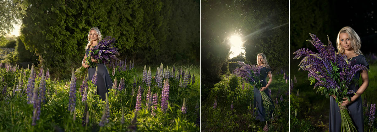 Choose the shutter speed and aperture that best suits your image vision